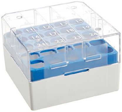 Picture of Storage Box BioBox™ Blue Polycarbonate 2 X 3 X 3 Inch3039B