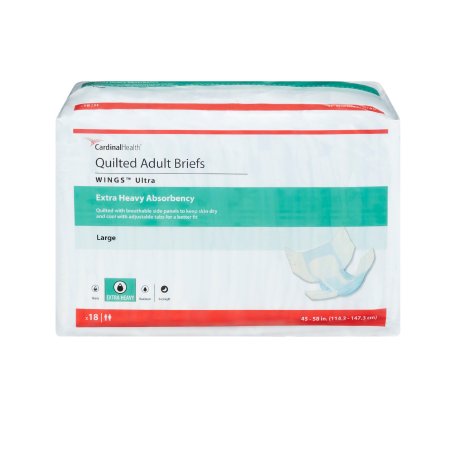 Picture of Unisex Adult Incontinence Brief Wings™ Ultra Large Disposable Heavy Absorbency77074