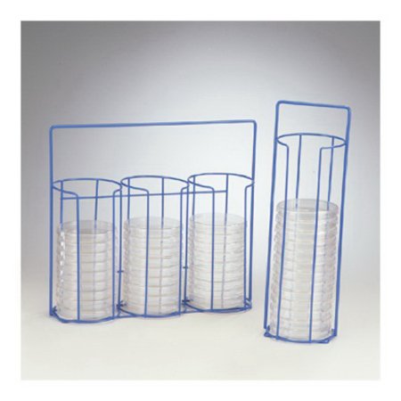 Picture of Carrying Rack Bel-Art™ SP Scienceware™ Poxygrid™ 4.125 X 12 X 13.5 Inch, 30, With Handle For 10 X 2 cm Petri Dishes03421158