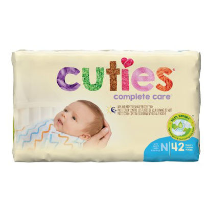 Picture of Unisex Baby Diaper Cuties® Newborn Disposable Heavy AbsorbencyCR0001