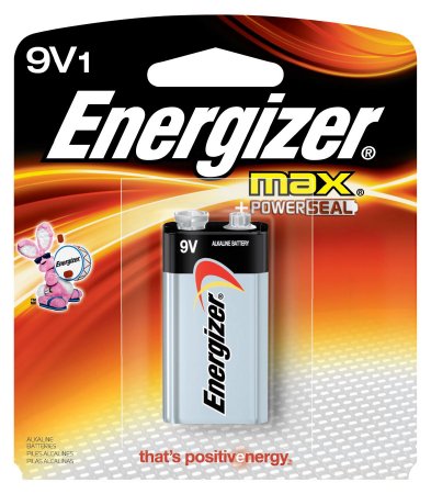 Picture of Alkaline Battery Energizer® MAX® 9V Cell 9V Disposable 1 Pack03980001361