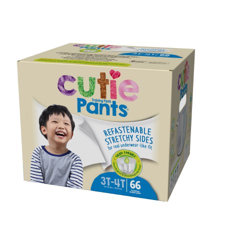 Picture of Male Toddler Training Pants Cutie Pants® Size 3T to 4T Disposable Heavy AbsorbencyCR8007