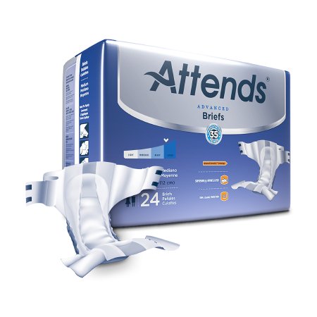Picture of Unisex Adult Incontinence Brief Attends® Advanced Medium Disposable Heavy AbsorbencyDDC20