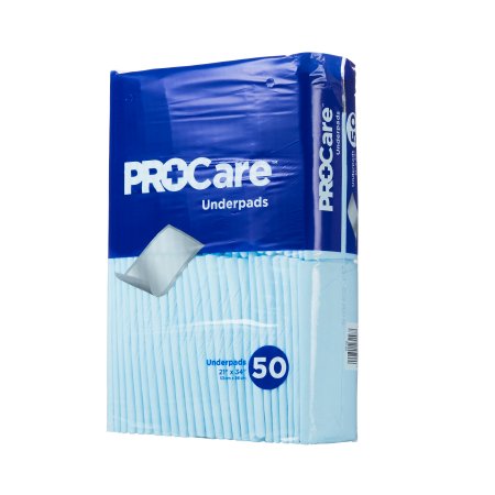 Picture of Underpad ProCare™ 21 X 34 Inch Disposable Fluff Light AbsorbencyCRF-150