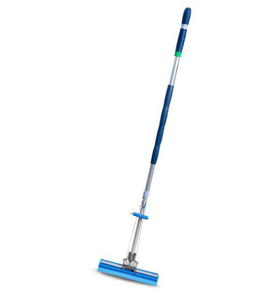 Picture of Cleanroom Mop Handle Roll-O-Matic® 48 Inch Length Aluminum Blue1114