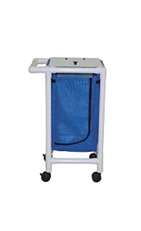 Picture of HAMPER SGL 25GL W/LID LTBL LIGHT BLUE218-S-UL-LB