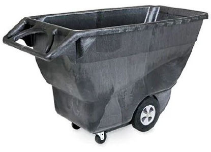 Picture of Tilt Truck Rubbermaid® 2 Wheels / 2 Casters 1,000 lbs. With Handle HDPEH-1953