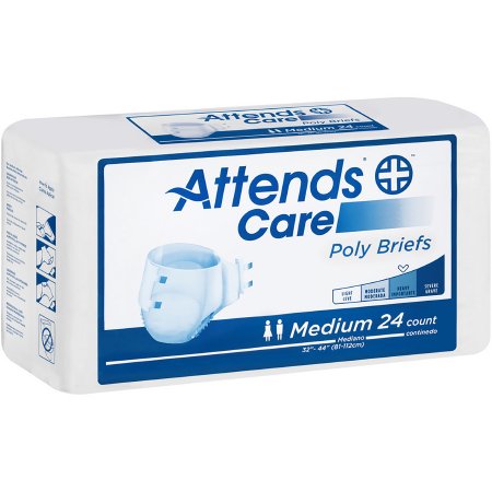 Picture of Unisex Adult Incontinence Brief Attends® Care Medium Disposable Moderate AbsorbencyBRHC20