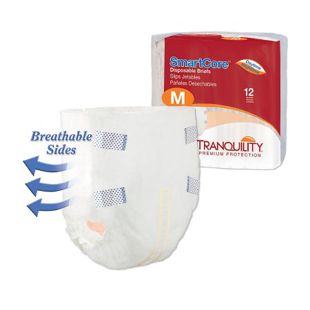 Picture of Unisex Adult Incontinence Brief Tranquility SmartCore™ Medium Disposable Heavy Absorbency2312