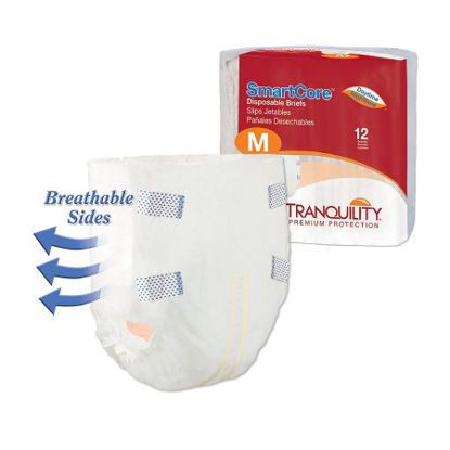 Picture of Unisex Adult Incontinence Brief Tranquility SmartCore™ Medium Disposable Heavy Absorbency2312