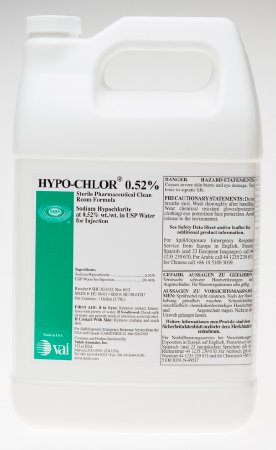 Picture of HYPO-CHLOR 0.52% Surface Disinfectant Cleaner Germicidal Liquid 1 gal. Jug Chlorine Scent SterileSHC-02-0.52