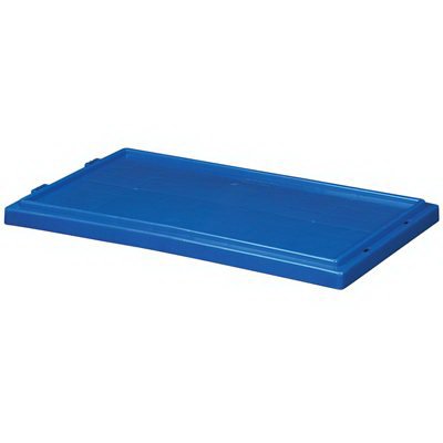 Picture of Tote Lid Nest & Stack 11 X 18 Inch, Blue, Industrial Grade Polymer35181BLUE