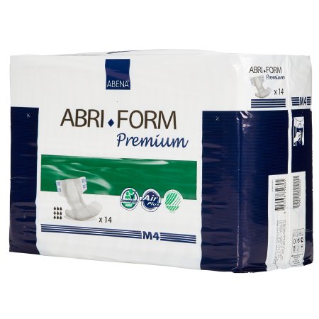 Picture of Unisex Adult Incontinence Brief Abri-Form™ Premium M4 Medium Disposable Heavy Absorbency43063