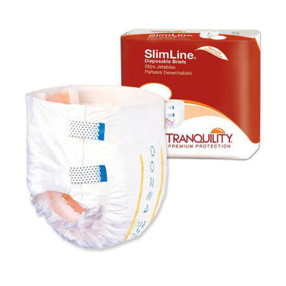 Picture of Unisex Adult Incontinence Brief Tranquility® Slimline® Large Disposable Moderate Absorbency2132