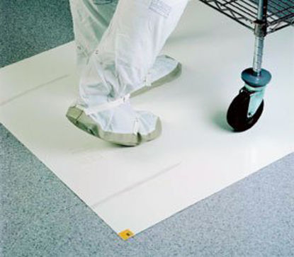 Picture of Adhesive Floor Mat CleanStep™ 18 X 36 Inch White Polyethylene19166850