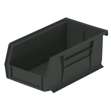 Picture of Storage Bin HCL Super Tough Black Industrial Grade Polymers 3 X 4-1/8 X 7-3/8 Inch1405K