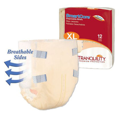 Picture of Unisex Adult Incontinence Brief Tranquility SmartCore™ X-Large Disposable Heavy Absorbency2314