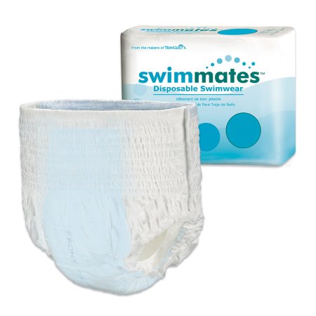 Picture of Unisex Adult Bowel Containment Swim Brief Swimmates™ Pull On with Tear Away Seams Medium Disposable Moderate Absorbency2845