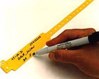 Picture of Identification Wristband McKesson Write On Band Permanent Snap48-5070-13