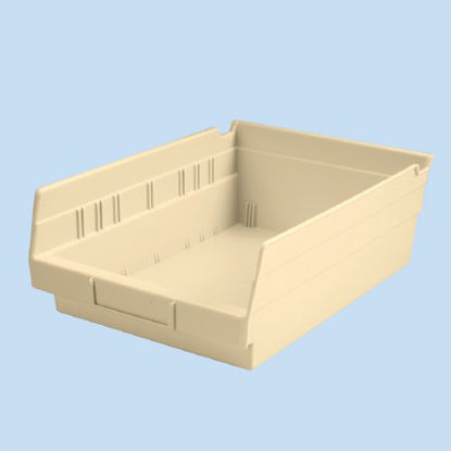 Picture of Shelf Bin Health Care Logistics® Yellow Industrial Grade Polymers 4 X 8-3/8 X 11-5/8 Inch1447Y