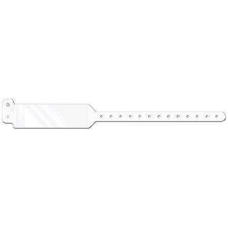 Picture of Identification Wristband with Shield Conf-ID-ent™ Write On Band Permanent Snap Without LegendWBSHDA-9