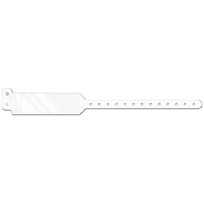 Picture of Identification Wristband with Shield Conf-ID-ent™ Write On Band Permanent Snap Without LegendWBSHDA-9