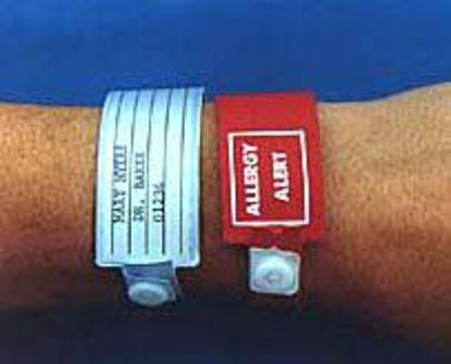 Picture of Identification Wristband McKesson Insert Card Permanent Snap48-140-10