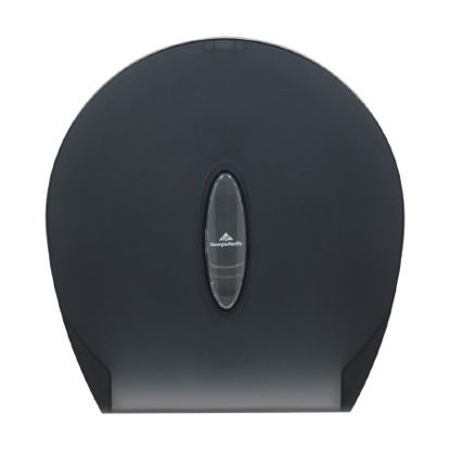 Picture of Toilet Tissue Dispenser Georgia-Pacific Translucent Smoke Plastic Manual 1 Roll Surface Mount59012