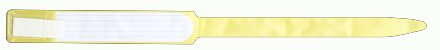 Picture of Identification Wristband Soft-Lock® Colorguard® Write On Band Adhesive Closure Without Legend651-11-PDJ