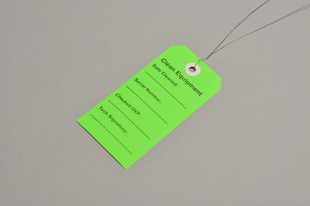Picture of Equipment Tag Elkay Plastics For DME/HME Equipment Provider Green 2-5/16 X 4-3/4 Inch 2-5/16 X 4-3/4 Inch Card Stock 500 per CaseTCEG