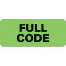 Picture of Pre-Printed Label Safety Data Green Paper Full Code Black 2-1/4 X 15/16 Inch50715