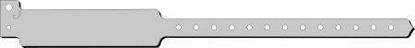 Picture of Identification Wristband Sentry® SuperBand® Write On Band Permanent Snap Without Legend5050-13-PDM