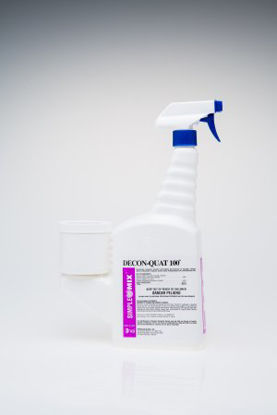 Picture of DECON-QUAT® 100 Surface Disinfectant Cleaner Quaternary Based Liquid 16 oz. Bottle Organic Scent SterileDQ100-06-16Z-01
