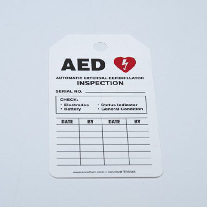 Picture of AED INSPECTION TAG (5/PK)TRS345CTM