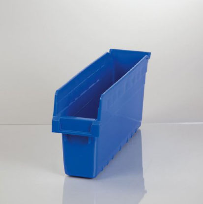 Picture of Storage Bin Store-Max Blue Polypropylene 4-3/8 X 8 X 17-7/8 Inch18936B