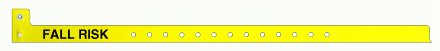 Picture of Identification Wristband Sentry® Superband® Alert Bands® Alert Band Permanent Snap Fall Risk5065-14-PDM