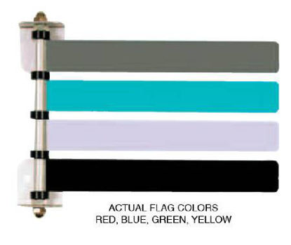 Picture of Exam Room Signal Flag Wall Mount 4 Flag 8 Inch291714