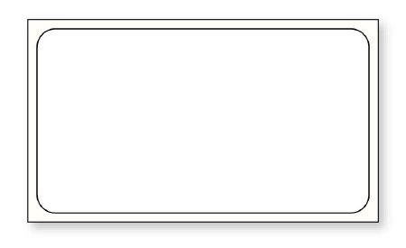 Picture of Blank Label Tape Printer Label White Paper 1-1/4 X 2-1/4 InchULDP3122X