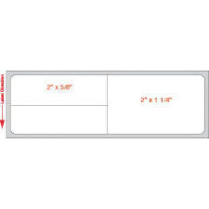 Picture of Pre-Printed Label Meditech® Auxiliary Label White Paper P.R.N. Safety and Instructional 1-1/4 X 4 InchLDWHP64