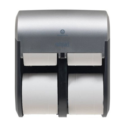 Picture of Toilet Tissue Dispenser Compact® 4-Roll Quad Faux Stainless Touch Free Wall Mount56746A