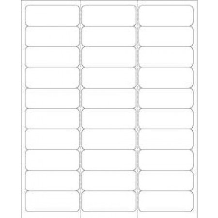 Picture of Blank Label pdc® Thermal Label White 1 X 2-5/8 InchLS1258
