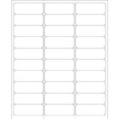 Picture of Blank Label pdc® Thermal Label White 1 X 2-5/8 InchLS1258
