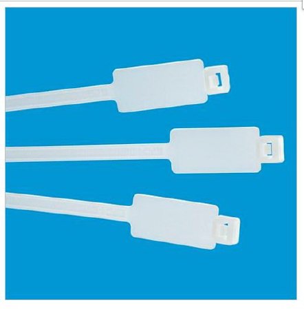 Picture of Identification Tag Write On / Custom White 1/2 X 1-1/8 Inch 0.295 X 7 Inch 1000 per CaseS-2934