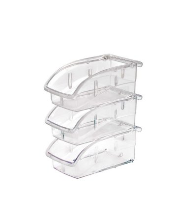 Picture of Storage Bin MarketLab Clear Polycarbonate 3-1/4 X 4-1/8 X 5-3/8 Inch7990