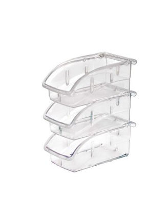 Picture of Storage Bin MarketLab Clear Polycarbonate 3-1/4 X 4-1/8 X 5-3/8 Inch7990