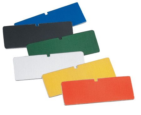 Picture of Identification Tag Integra® Write On / Custom Black Aluminum 1 Each3-5940-06