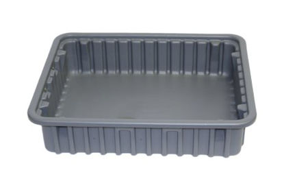 Picture of Storage Tote Gray Plastic 4 X 15-1/8 X 18-1/4 InchMTB01804