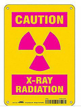Picture of Wall Sign Caution Caution X-Ray Radiation452A47