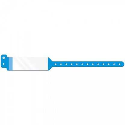 Picture of Identification Wristband with Shield Conf-ID-ent™ Patient ID Band Permanent Snap Without LegendWBSHDA-2