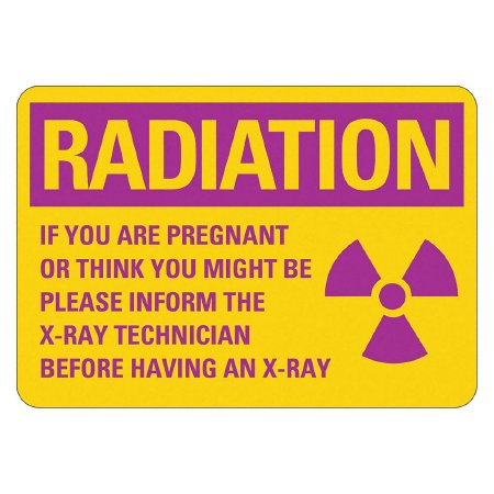 Picture of Door Sign Caution LYLE Radiation Area484H65